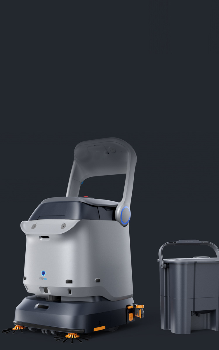 Robot laveuse professionnel Keenon C40, vue 4